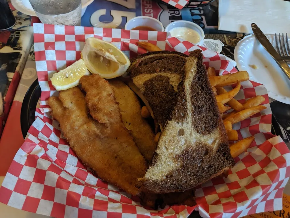Potatoes Fries and a Salad