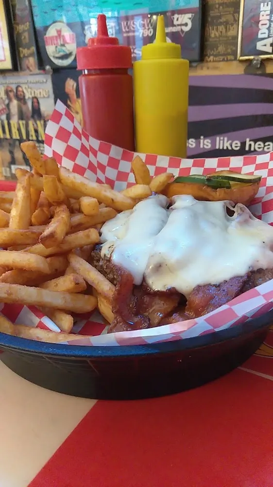 Provolone Cheese Burger